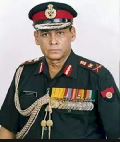 ಭಾರತೀಯ ಸೇನೆಯ ಮಾಜಿ ಮುಖ್ಯಸ್ಥ ಜನರಲ್ ಪದ್ಮನಾಭನ್ ವಿಧಿವಶ