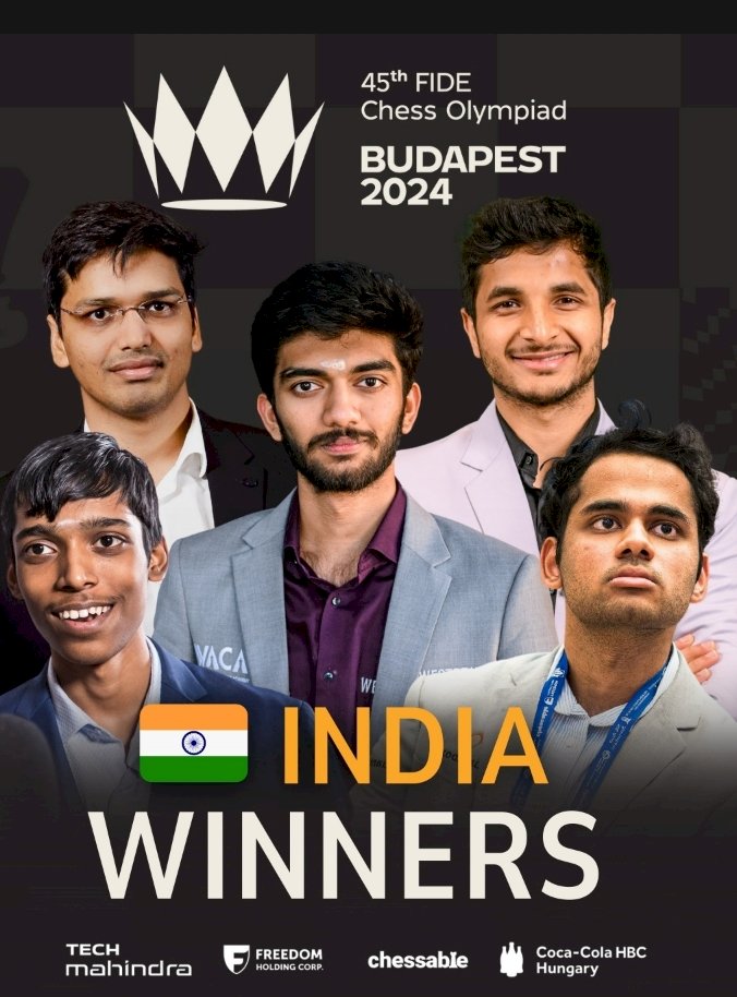 Breaking News: ಚೆಸ್ ಒಲಿಂಪಿಯಾಡ್ ಇತಿಹಾಸದಲ್ಲಿ ಮೊದಲ ಬಾರಿಗೆ ಚಿನ್ನದ ಪದಕ ಗೆದ್ದ ಭಾರತ