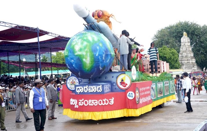 ಮೈಸೂರು ದಸರಾ ಉತ್ಸವದಲ್ಲಿ ಧಾರವಾಡದ ಸ್ತಬ್ಧಚಿತ್ರಕ್ಕೆ ದ್ವಿತೀಯ ಸ್ಥಾನ