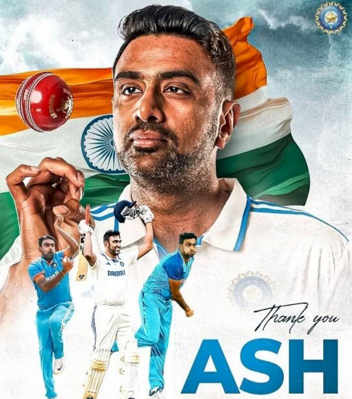 ಅಂತರರಾಷ್ಟ್ರೀಯ ಕ್ರಿಕೆಟ್‌ಗೆ ನಿವೃತ್ತಿ ಘೋಷಿಸಿದ ಆರ್. ಅಶ್ವಿನ್