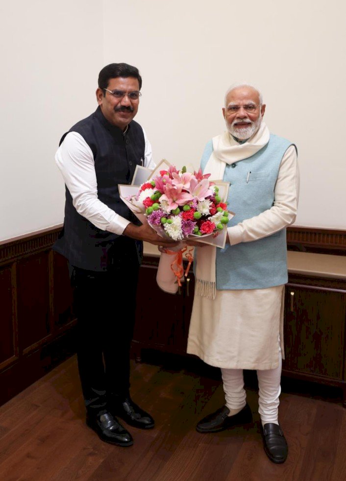 ರಾಜ್ಯ ಬಿಜೆಪಿಯ ಭಿನ್ನಮತ ಬೆನ್ನಲ್ಲೇ ಪಿಎಂ ಮೋದಿ ಭೇಟಿಯಾಗಿ ಚರ್ಚೆ ನಡೆಸಿದ ಬಿ ವೈ ವಿಜಯೇಂದ್ರ