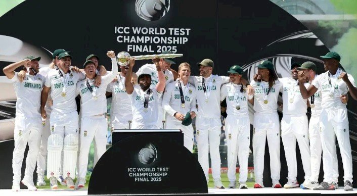 27 ವರ್ಷಗಳ ನಂತರ ಐಸಿಸಿ ಟ್ರೋಫಿ ಗೆದ್ದ ದಕ್ಷಿಣ ಆಫ್ರಿಕಾ